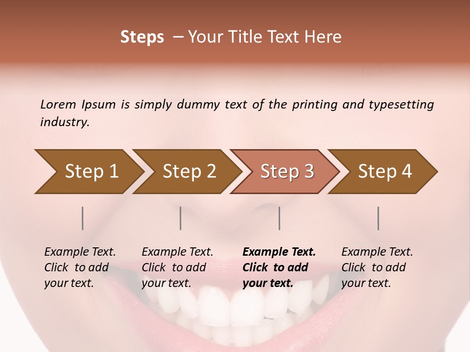 Beautiful Lips Pretty PowerPoint Template