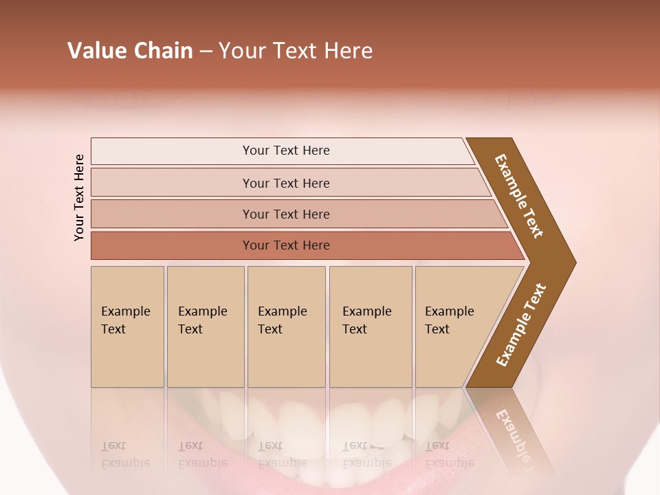 Beautiful Lips Pretty PowerPoint Template
