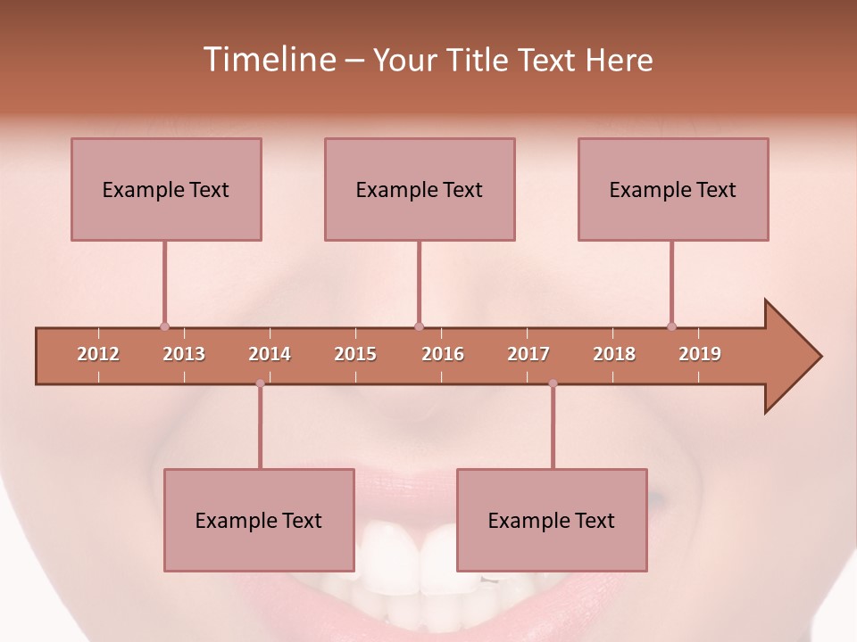 Beautiful Lips Pretty PowerPoint Template