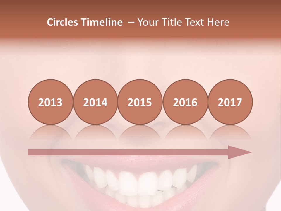 Beautiful Lips Pretty PowerPoint Template