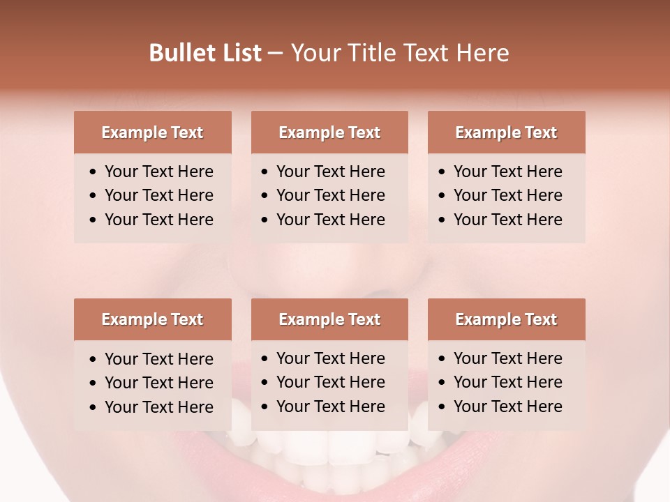 Beautiful Lips Pretty PowerPoint Template