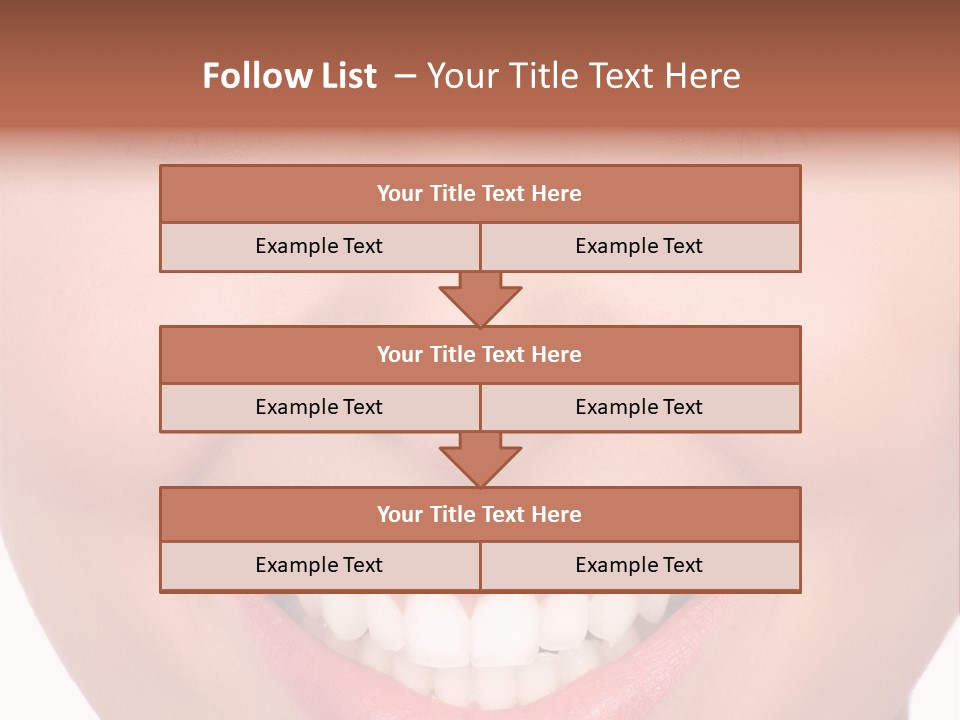 Beautiful Lips Pretty PowerPoint Template