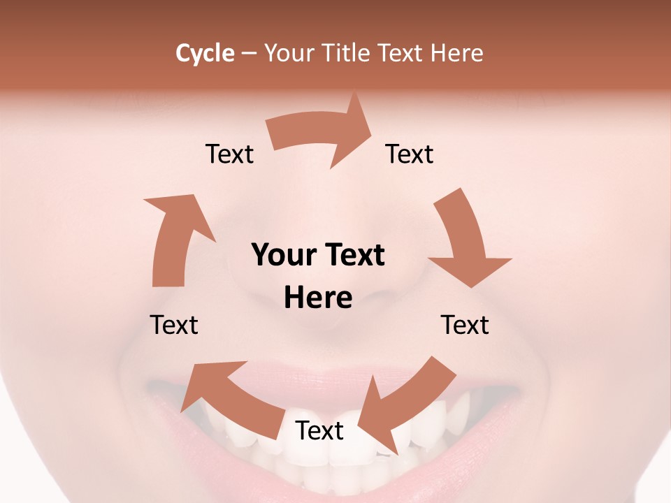 Beautiful Lips Pretty PowerPoint Template