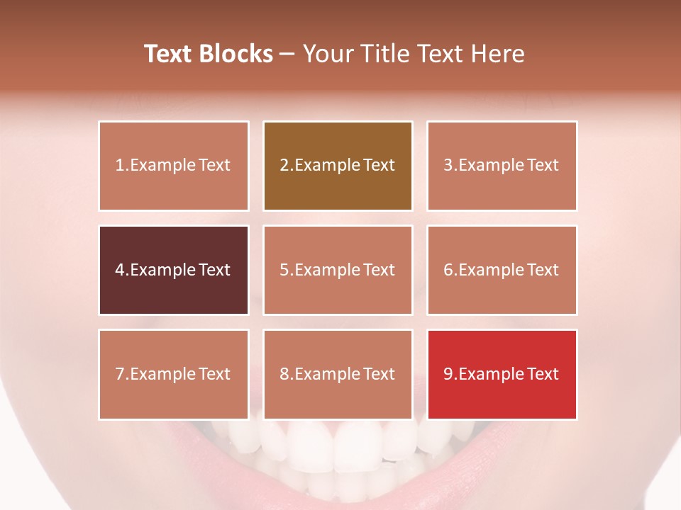 Beautiful Lips Pretty PowerPoint Template