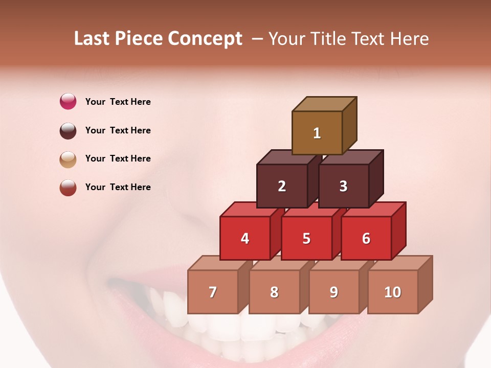 Beautiful Lips Pretty PowerPoint Template