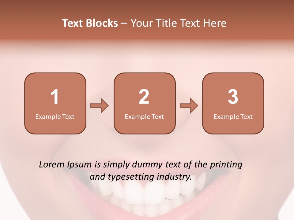 Beautiful Lips Pretty PowerPoint Template