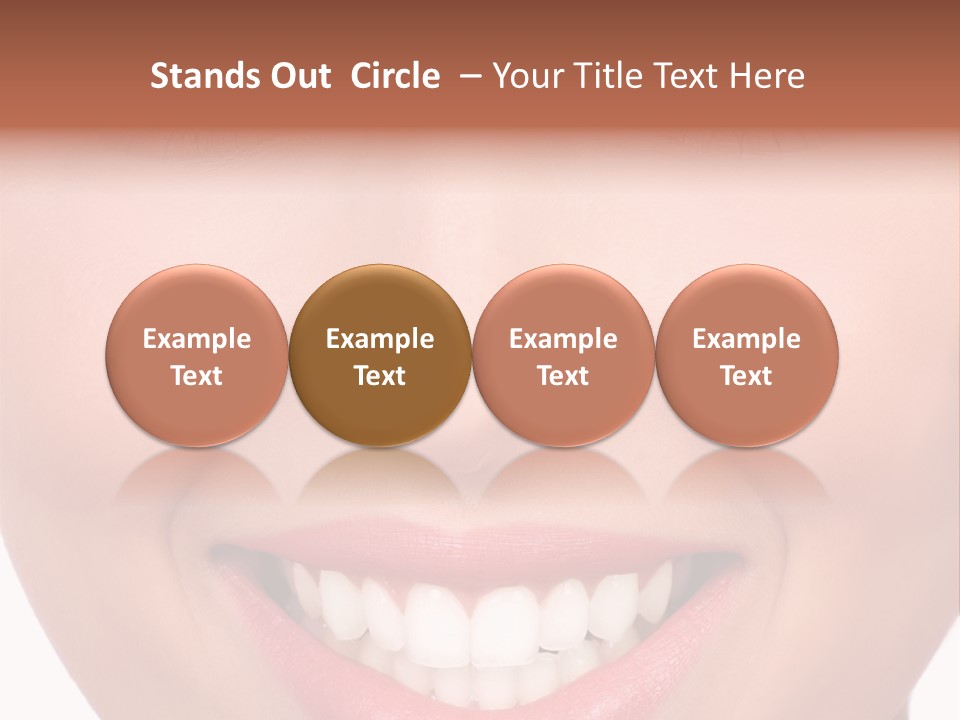 Beautiful Lips Pretty PowerPoint Template
