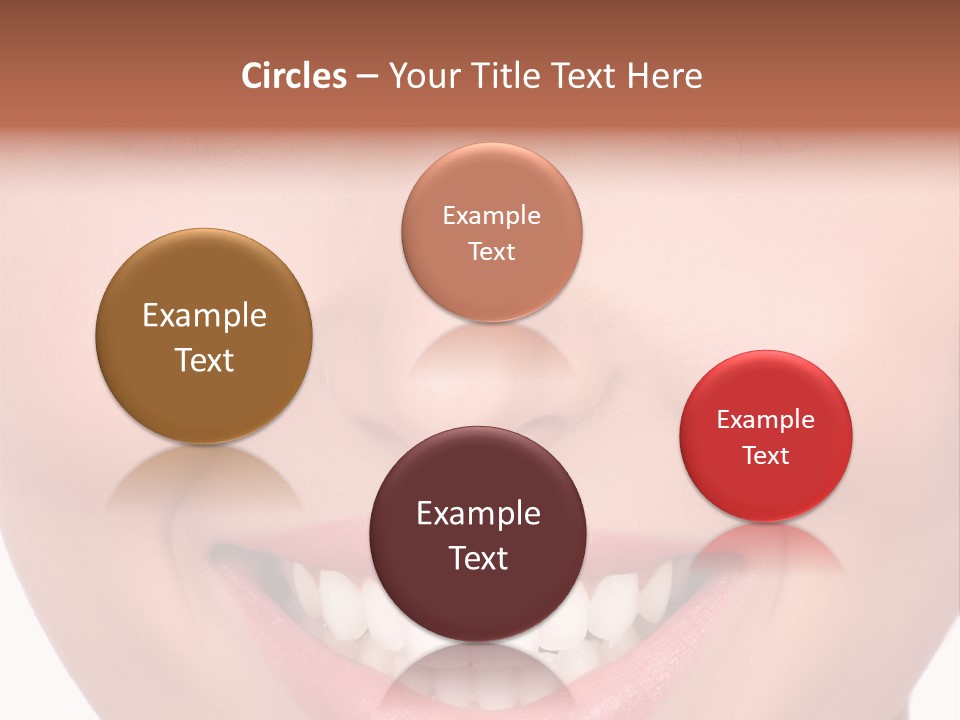 Beautiful Lips Pretty PowerPoint Template