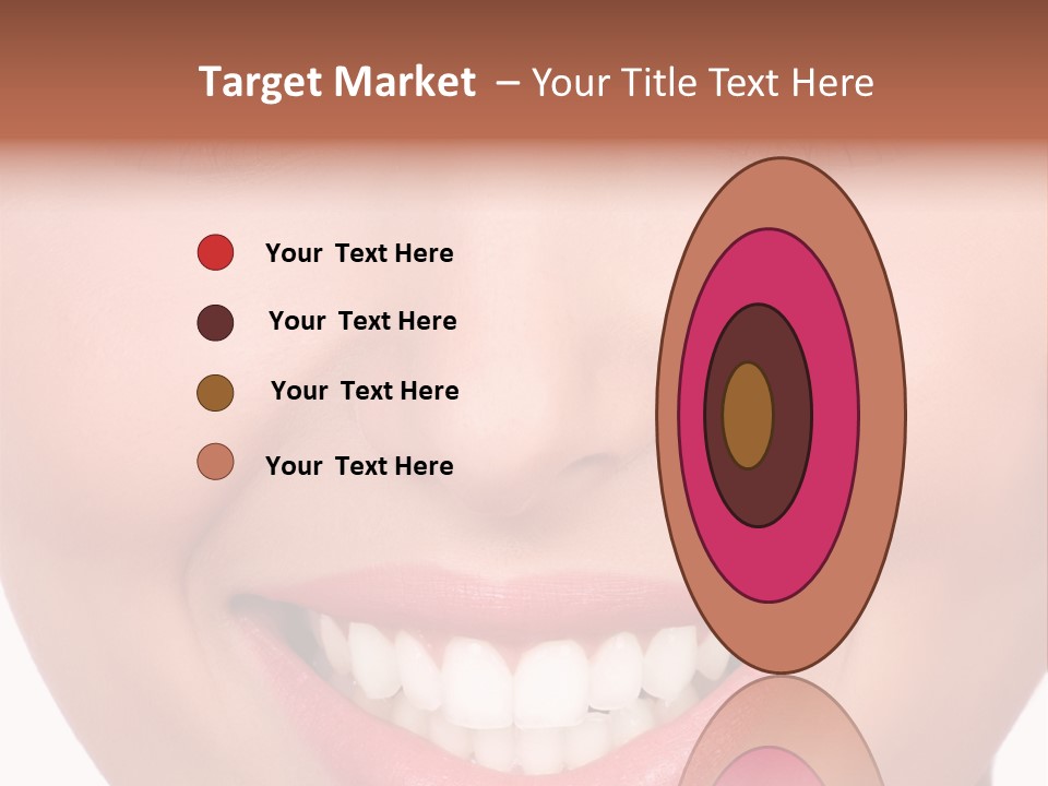 Beautiful Lips Pretty PowerPoint Template