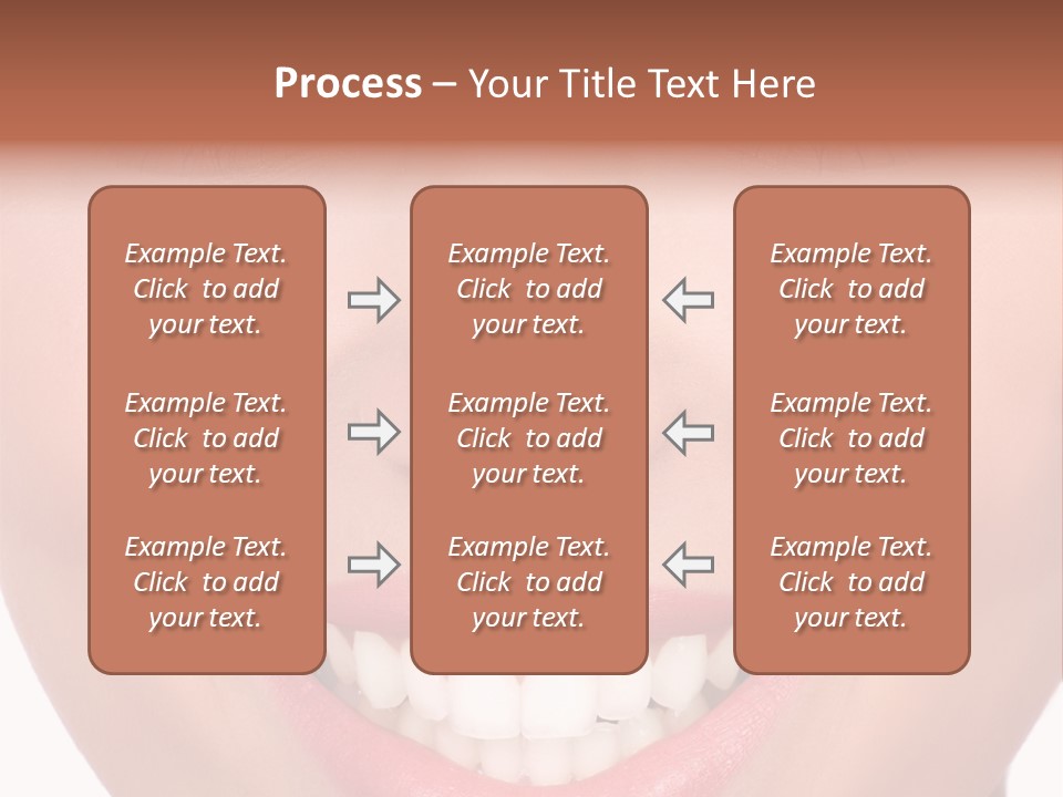 Beautiful Lips Pretty PowerPoint Template
