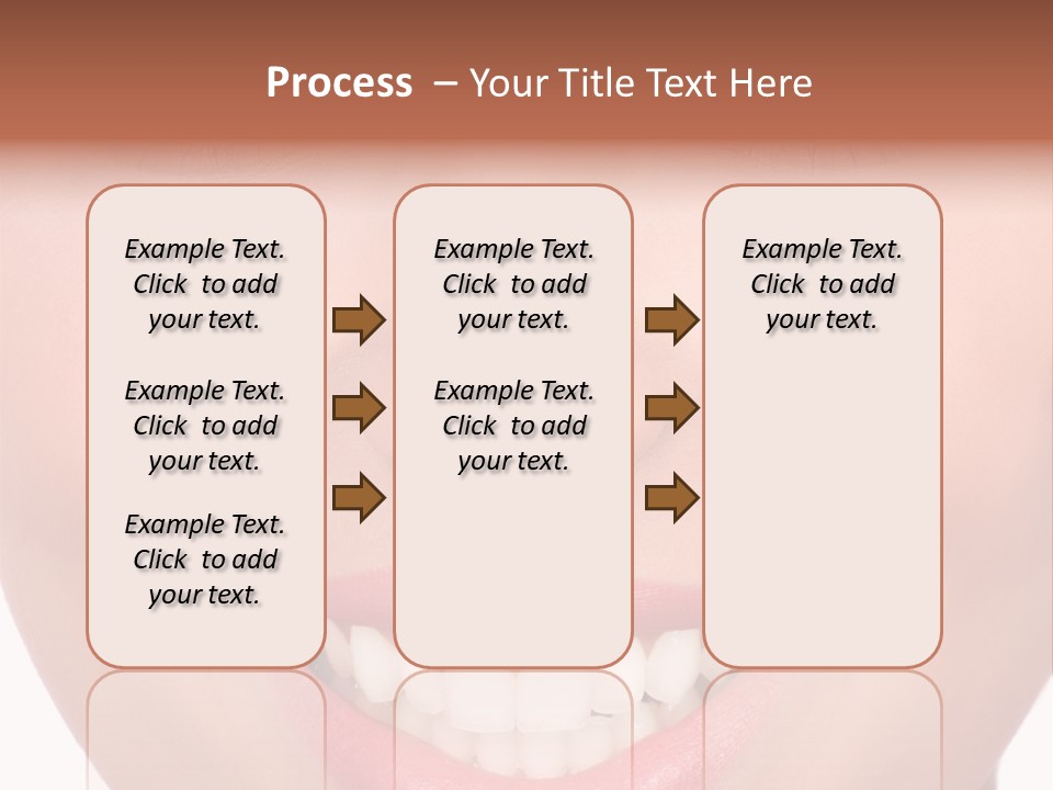 Beautiful Lips Pretty PowerPoint Template