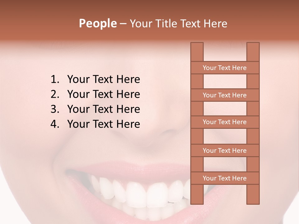 Beautiful Lips Pretty PowerPoint Template