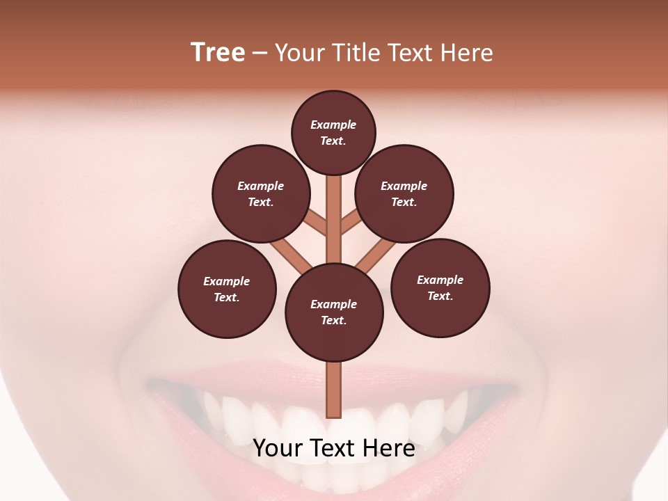Beautiful Lips Pretty PowerPoint Template
