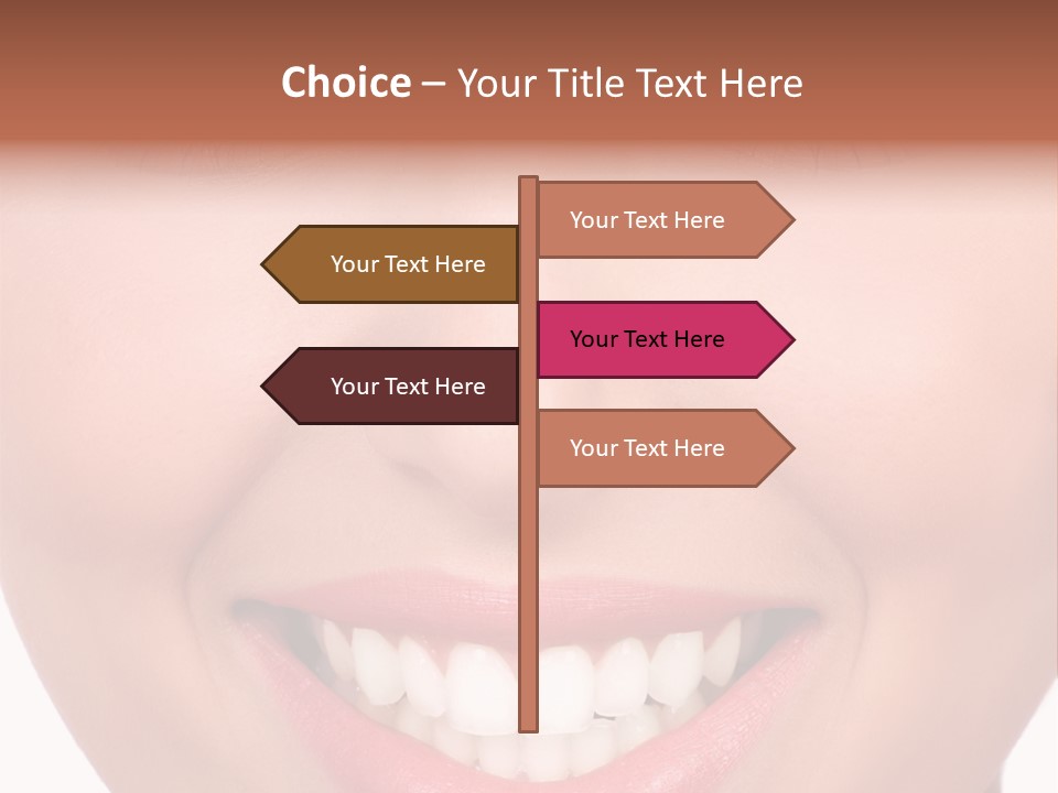 Beautiful Lips Pretty PowerPoint Template