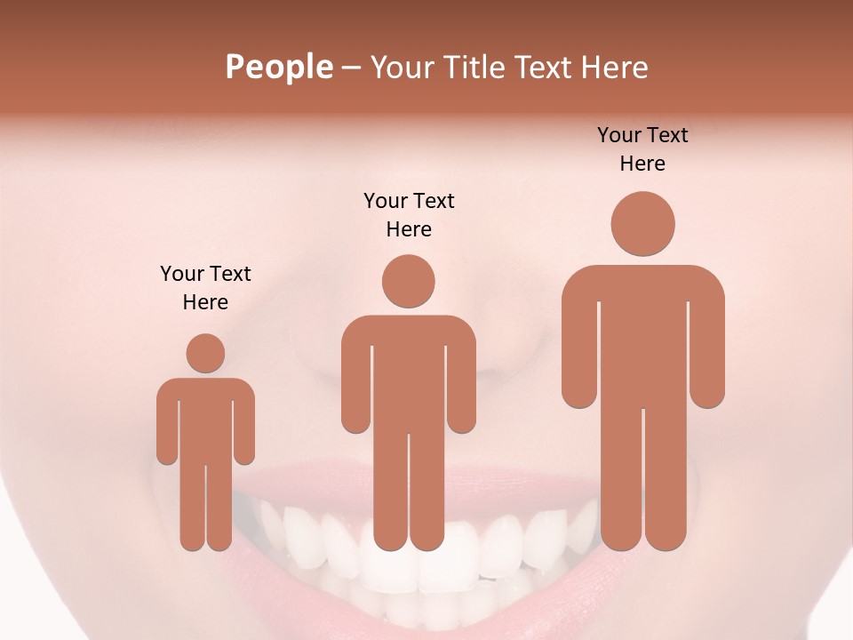 Beautiful Lips Pretty PowerPoint Template