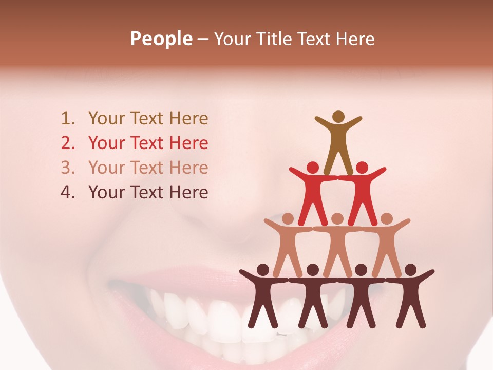 Beautiful Lips Pretty PowerPoint Template