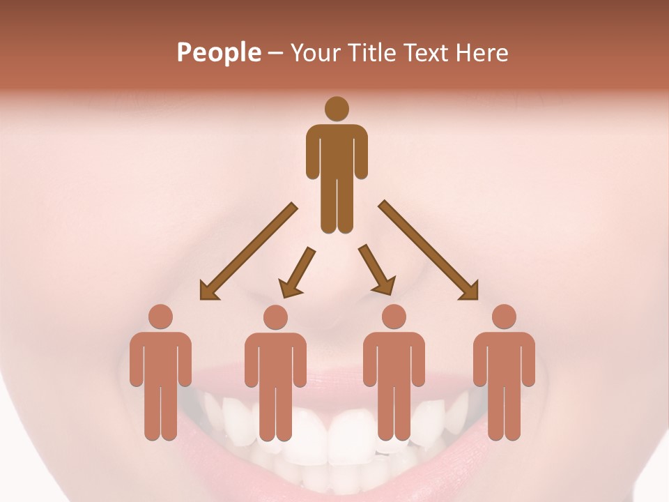 Beautiful Lips Pretty PowerPoint Template