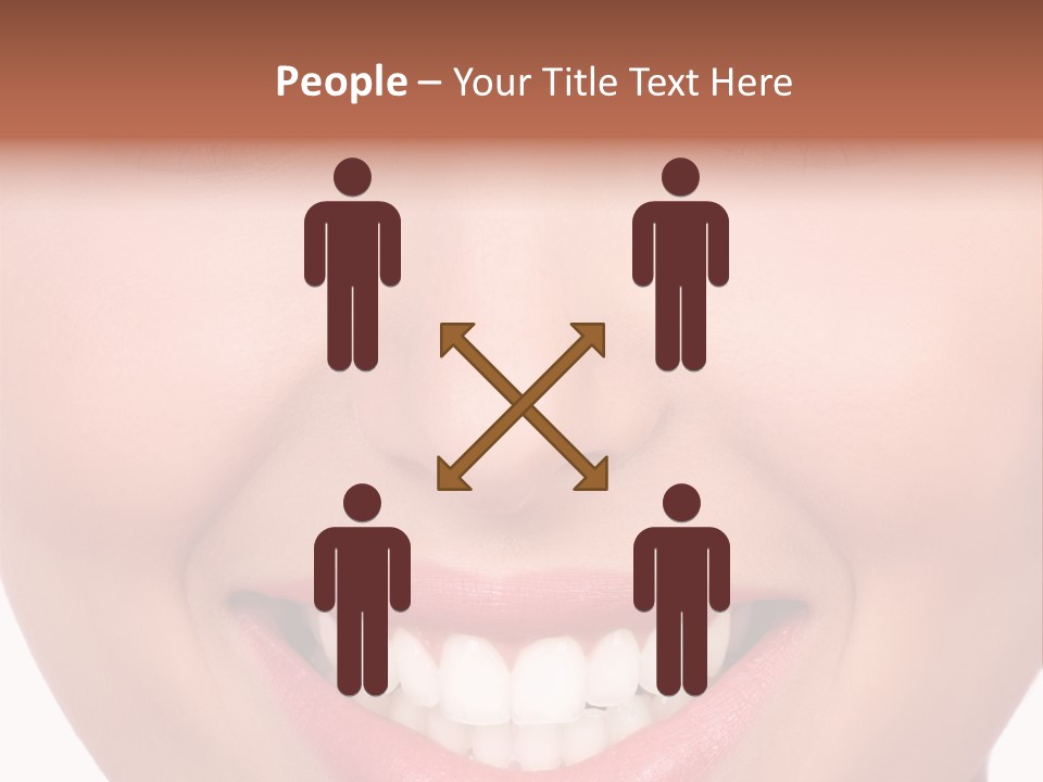 Beautiful Lips Pretty PowerPoint Template