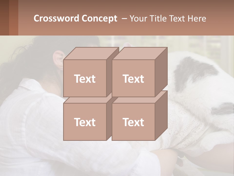 Woman People Love PowerPoint Template