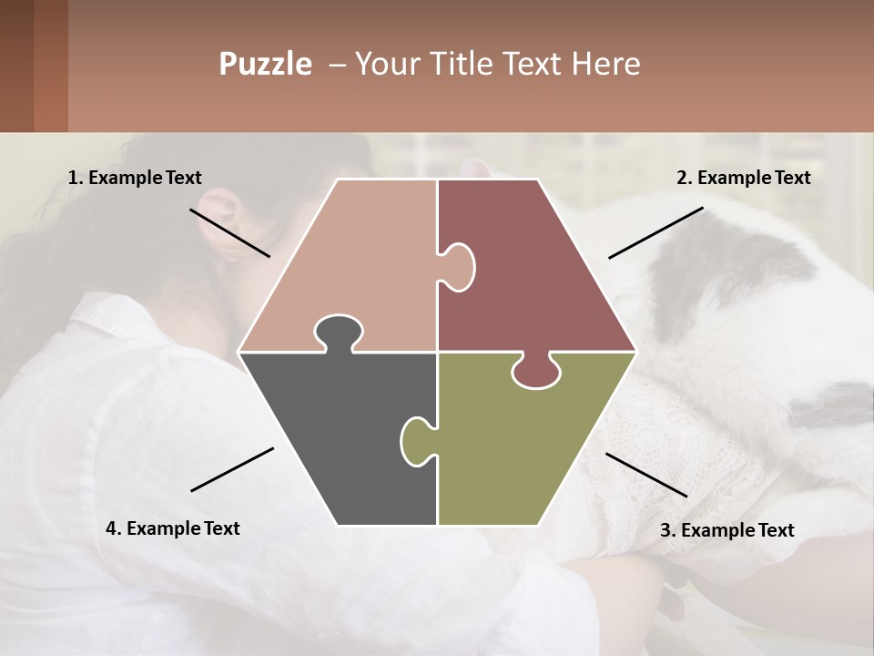 Woman People Love PowerPoint Template