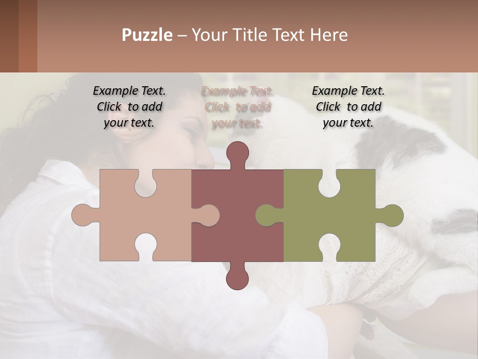 Woman People Love PowerPoint Template