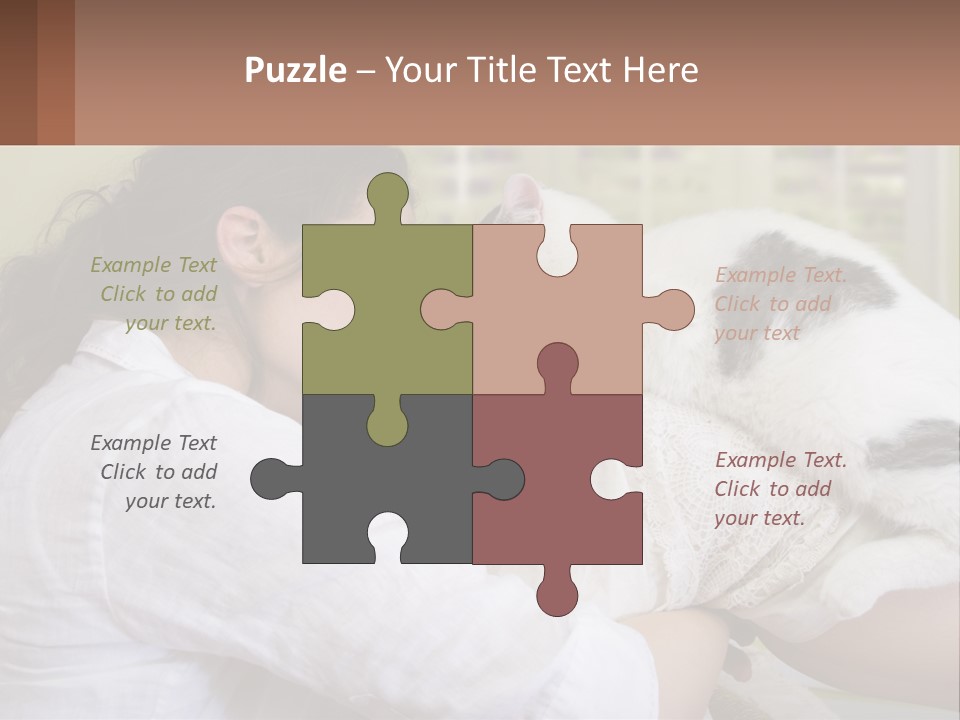 Woman People Love PowerPoint Template