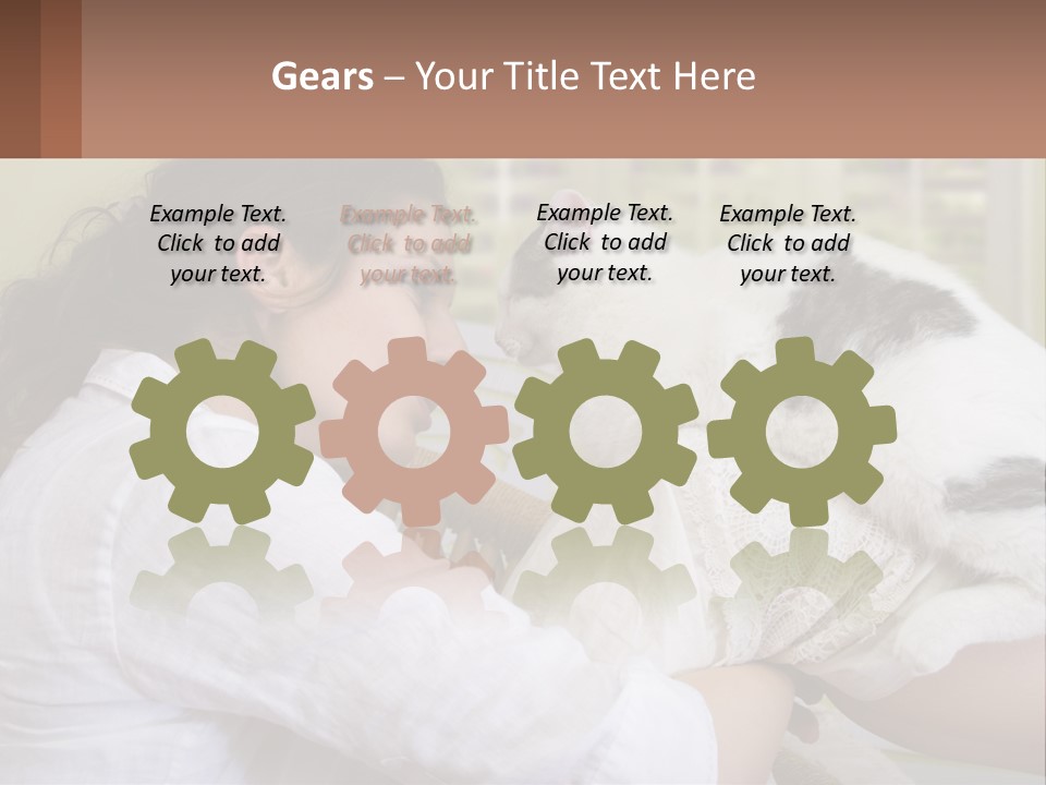 Woman People Love PowerPoint Template