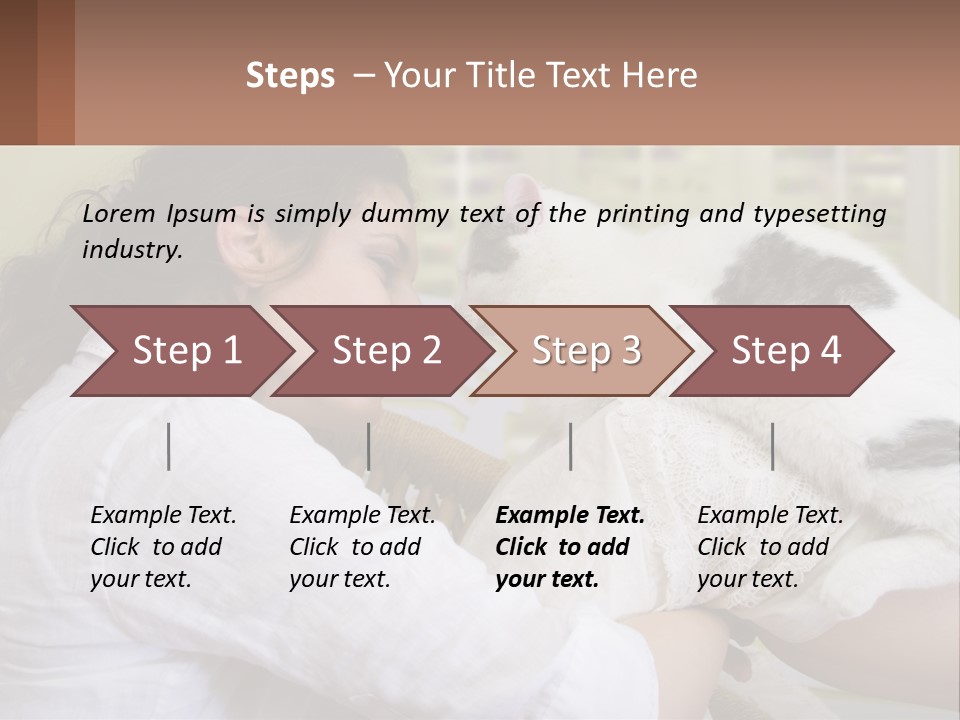 Woman People Love PowerPoint Template