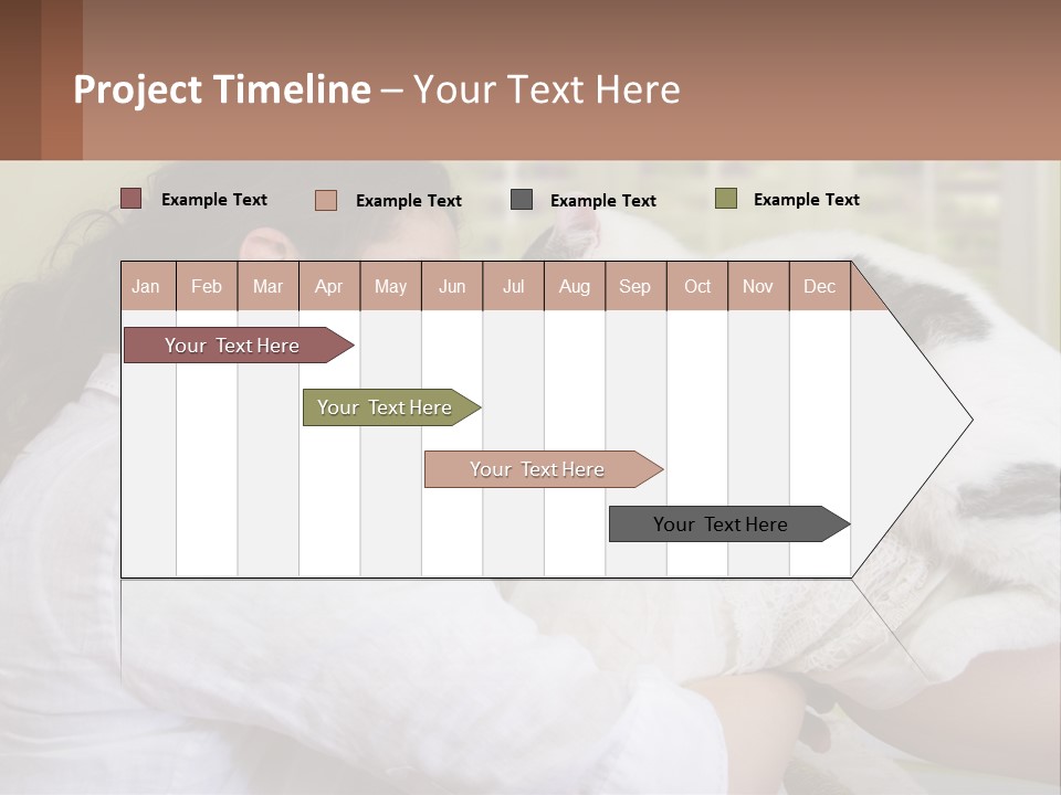 Woman People Love PowerPoint Template
