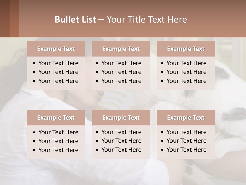 Woman People Love PowerPoint Template