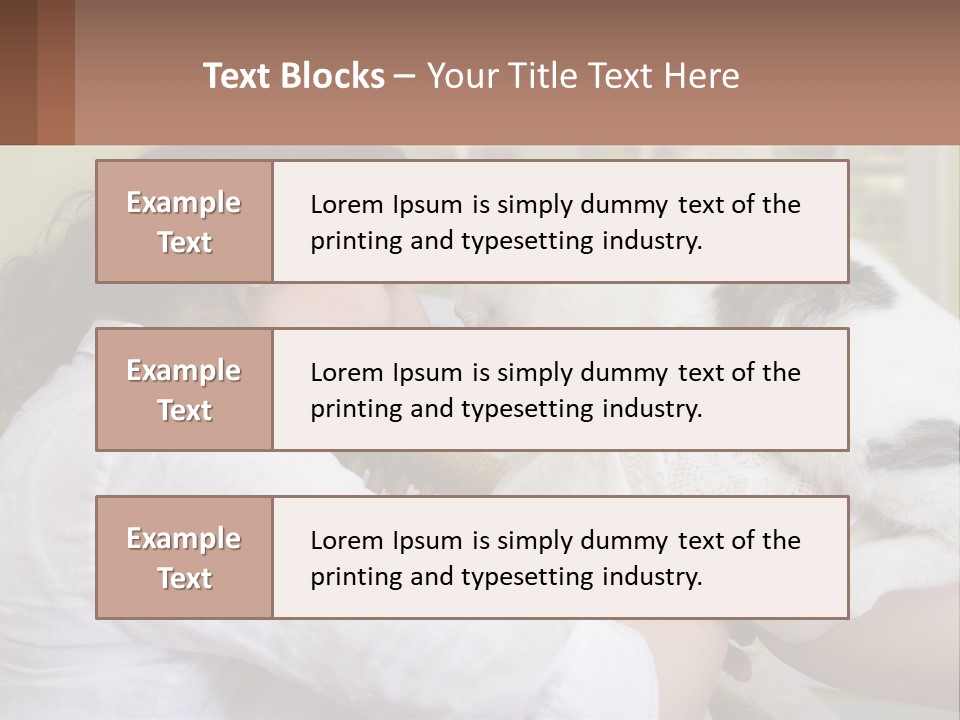 Woman People Love PowerPoint Template