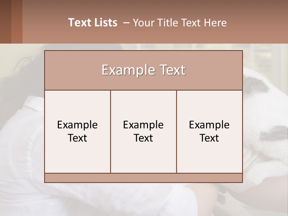 Woman People Love PowerPoint Template