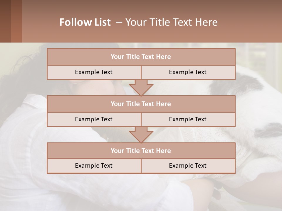 Woman People Love PowerPoint Template