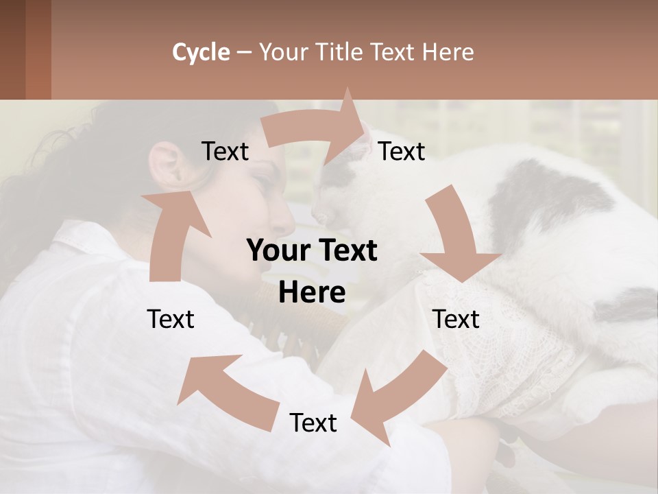 Woman People Love PowerPoint Template