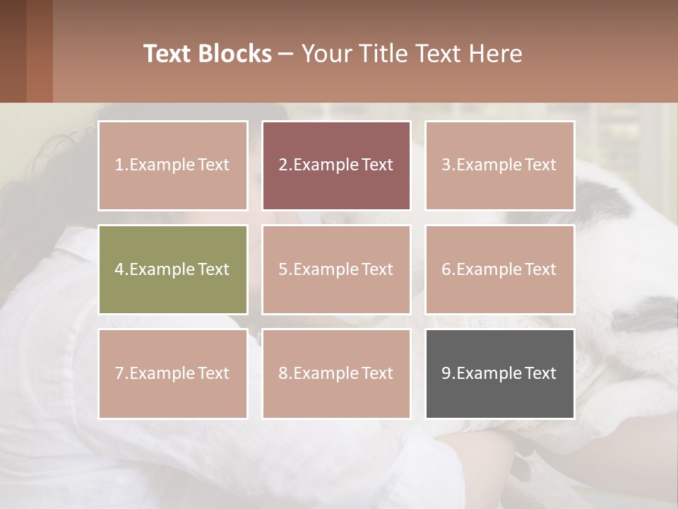 Woman People Love PowerPoint Template