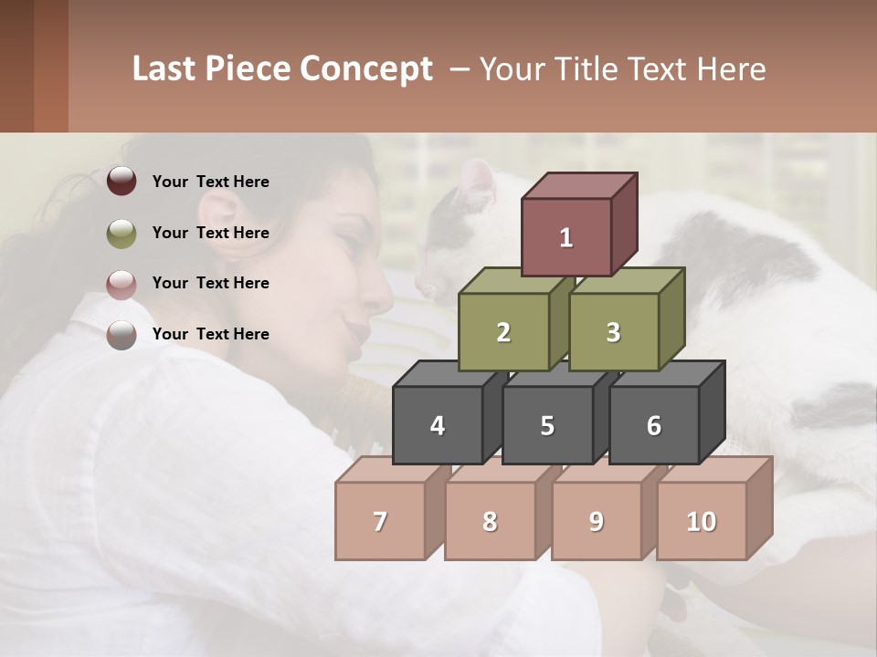 Woman People Love PowerPoint Template