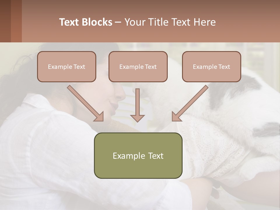 Woman People Love PowerPoint Template