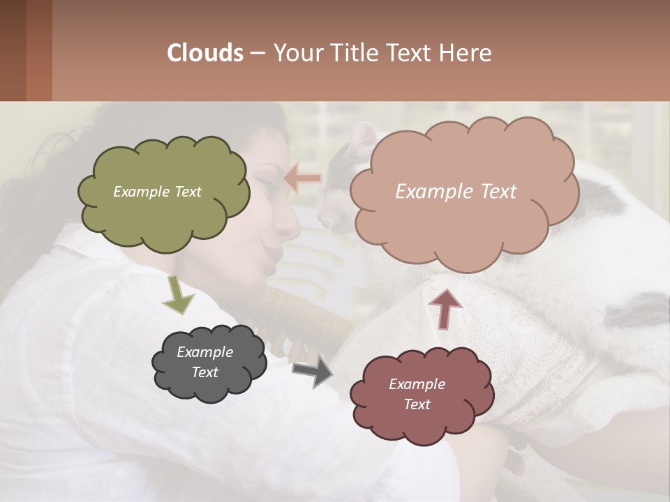 Woman People Love PowerPoint Template