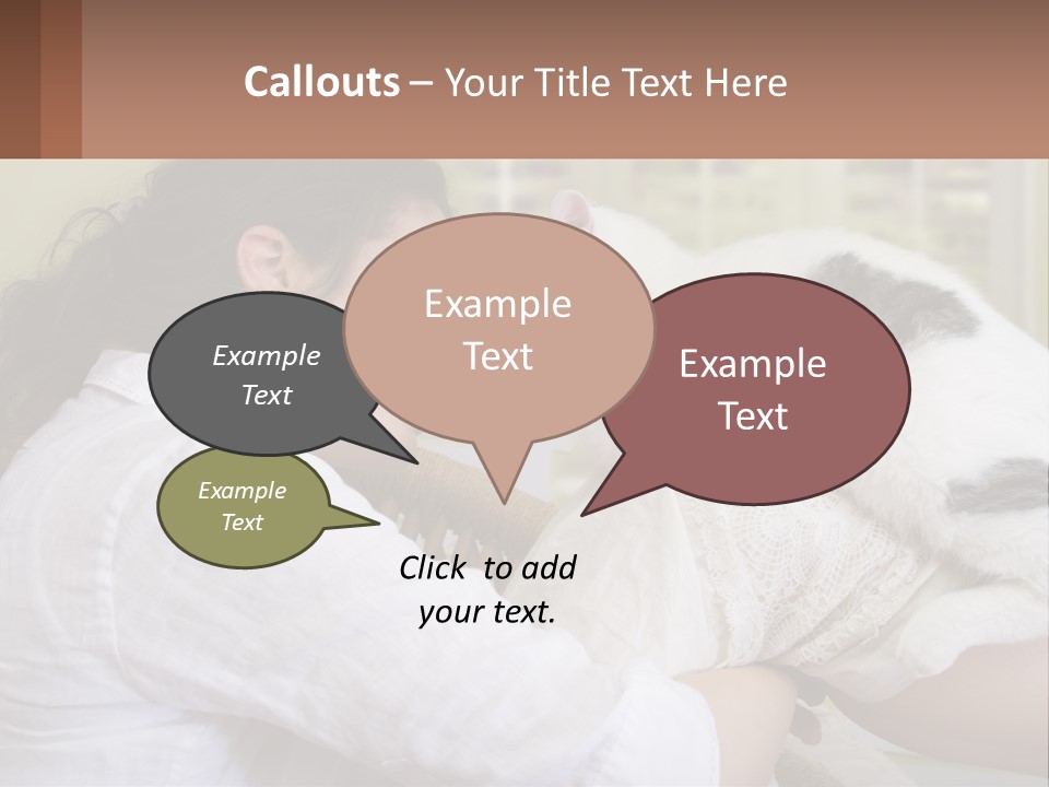 Woman People Love PowerPoint Template