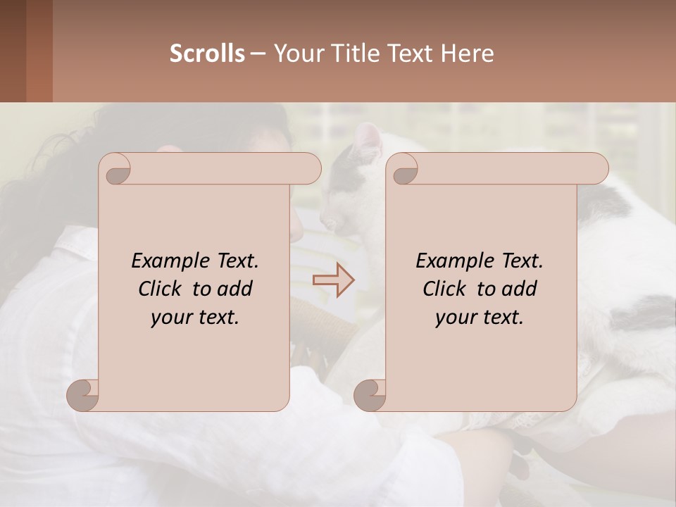 Woman People Love PowerPoint Template