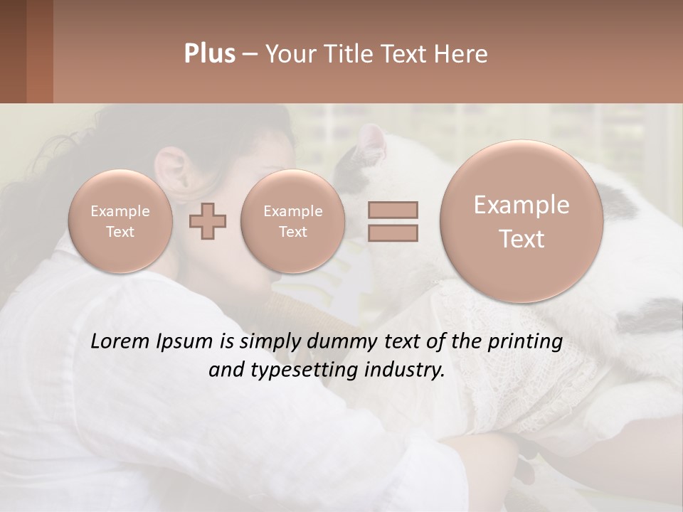 Woman People Love PowerPoint Template