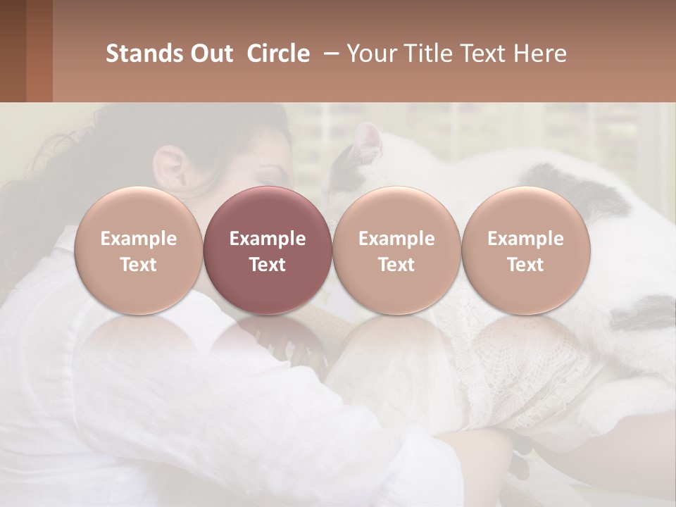 Woman People Love PowerPoint Template