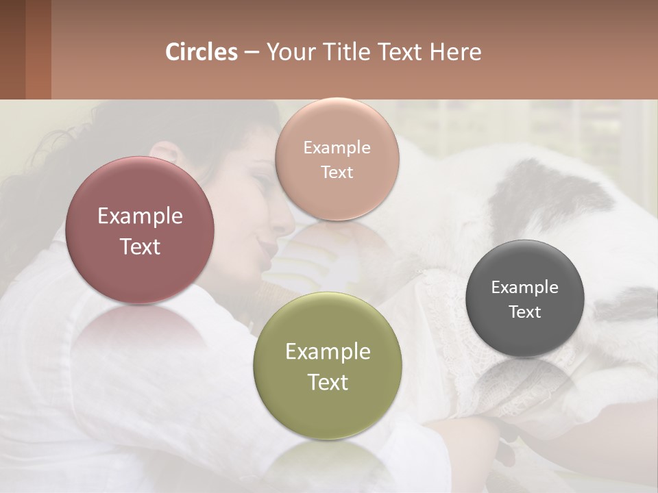 Woman People Love PowerPoint Template