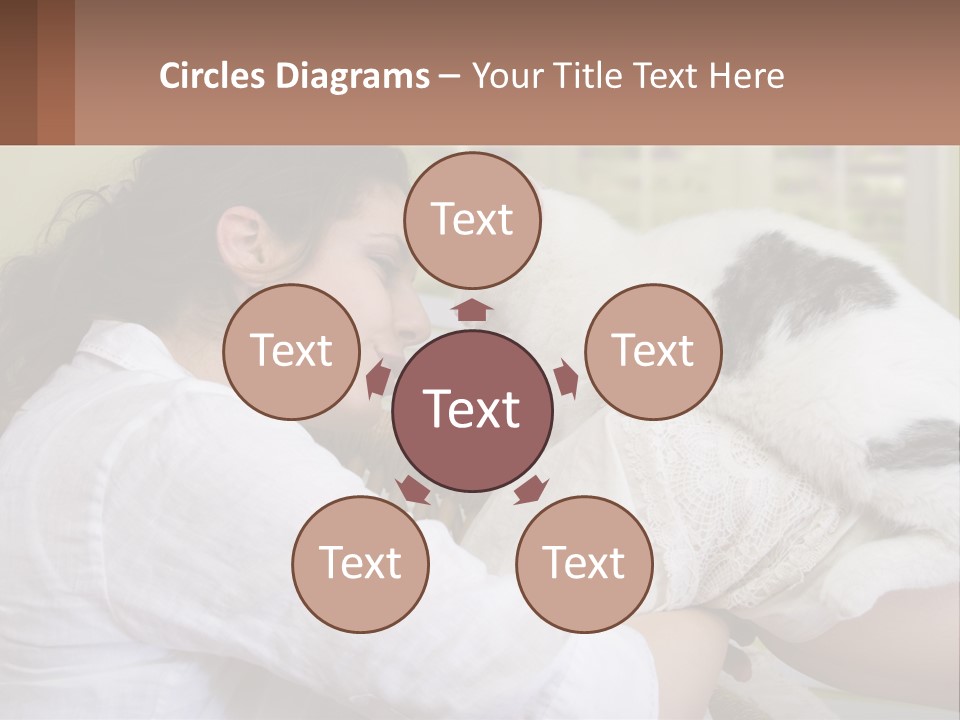 Woman People Love PowerPoint Template