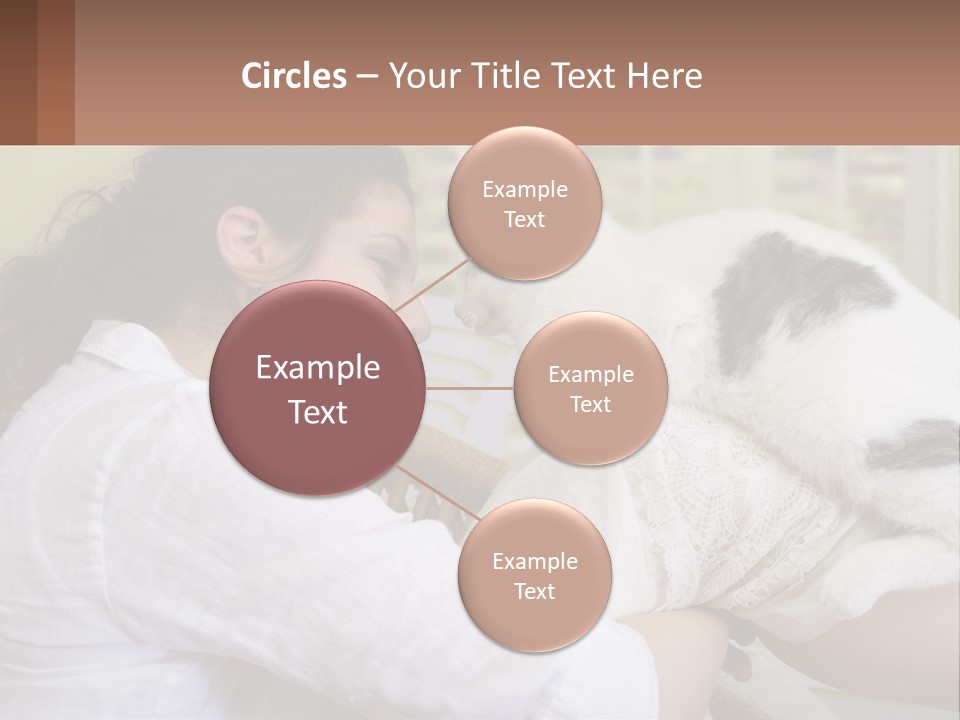 Woman People Love PowerPoint Template