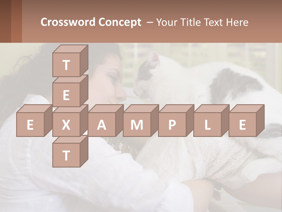 Woman People Love PowerPoint Template