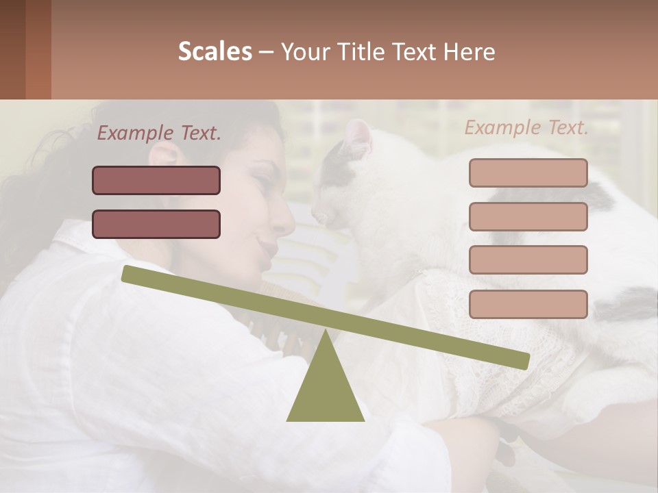 Woman People Love PowerPoint Template