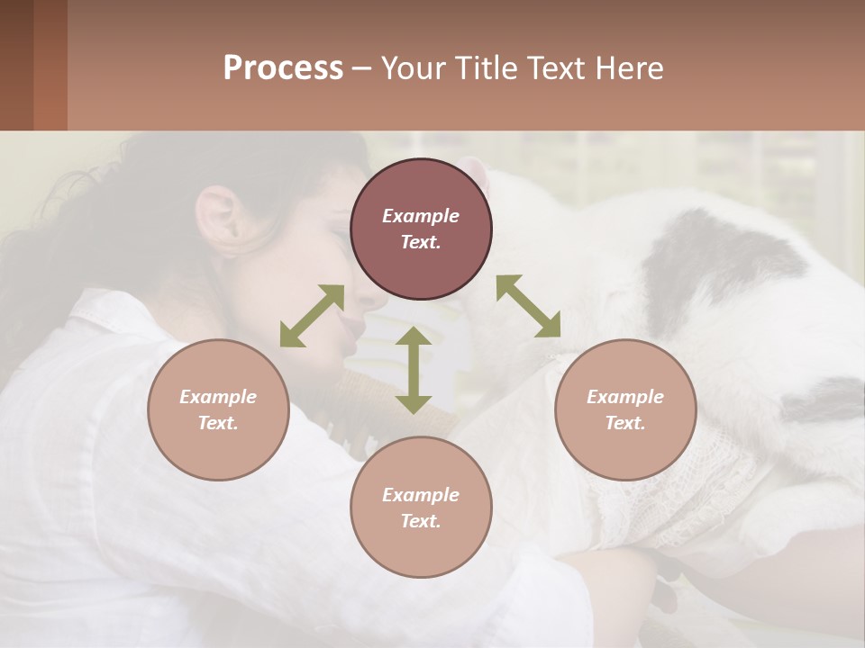 Woman People Love PowerPoint Template