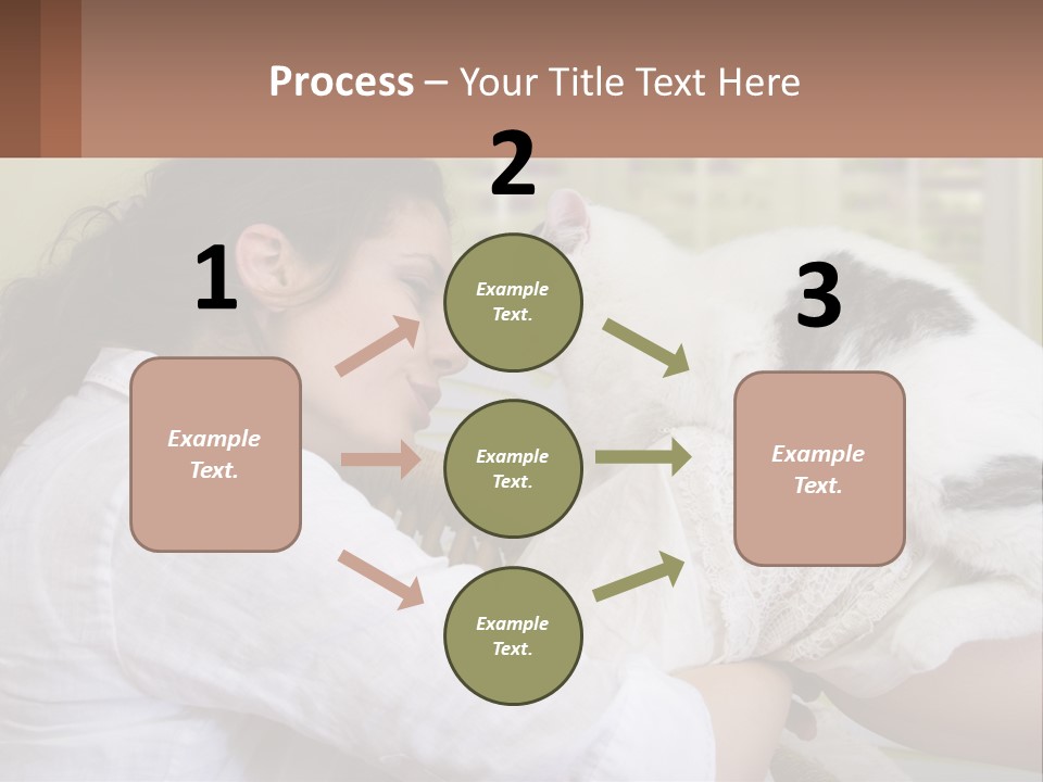 Woman People Love PowerPoint Template