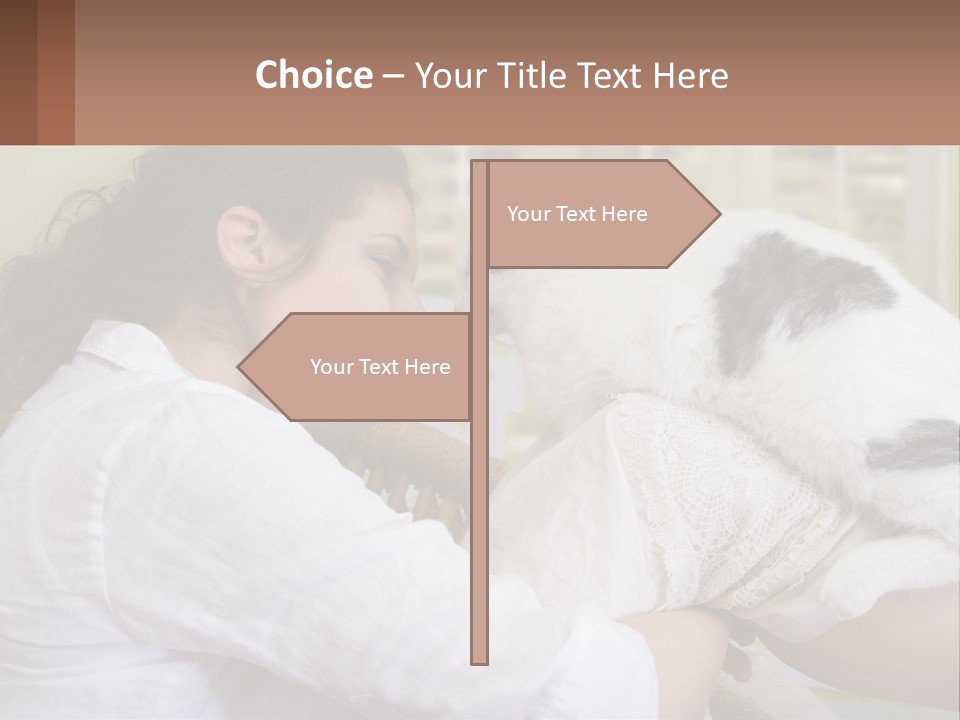 Woman People Love PowerPoint Template